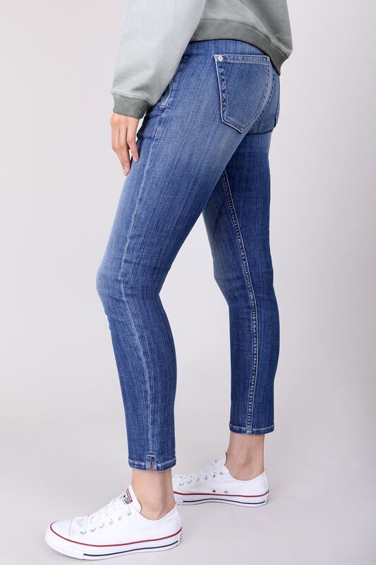 BLUE FIRE Co.: Jeans "CLOE" skinny, italien Denim, mid blue – Bild 2