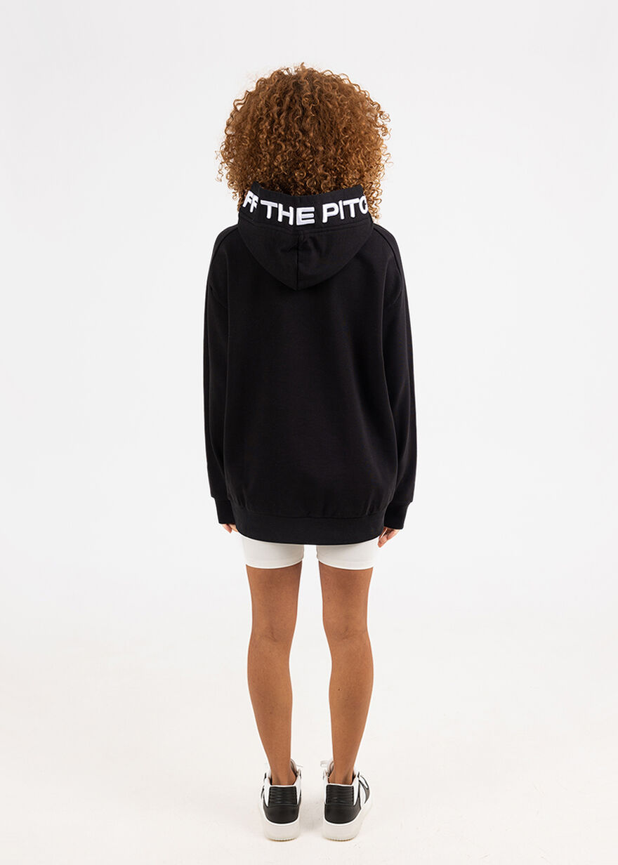 Off The Pitch: Unisex Hoodie in black – Bild 3