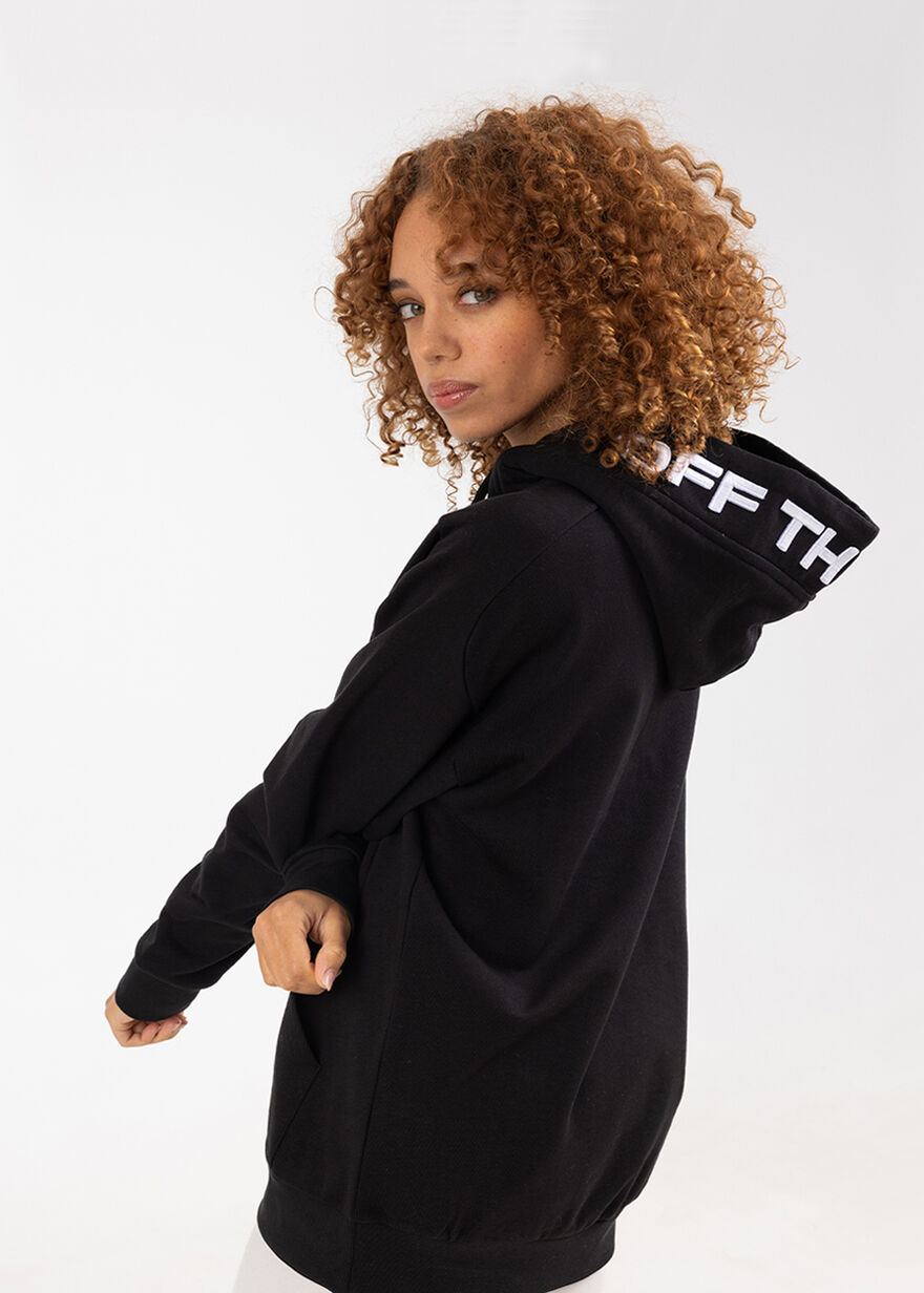 Off The Pitch: Unisex Hoodie in black – Bild 4