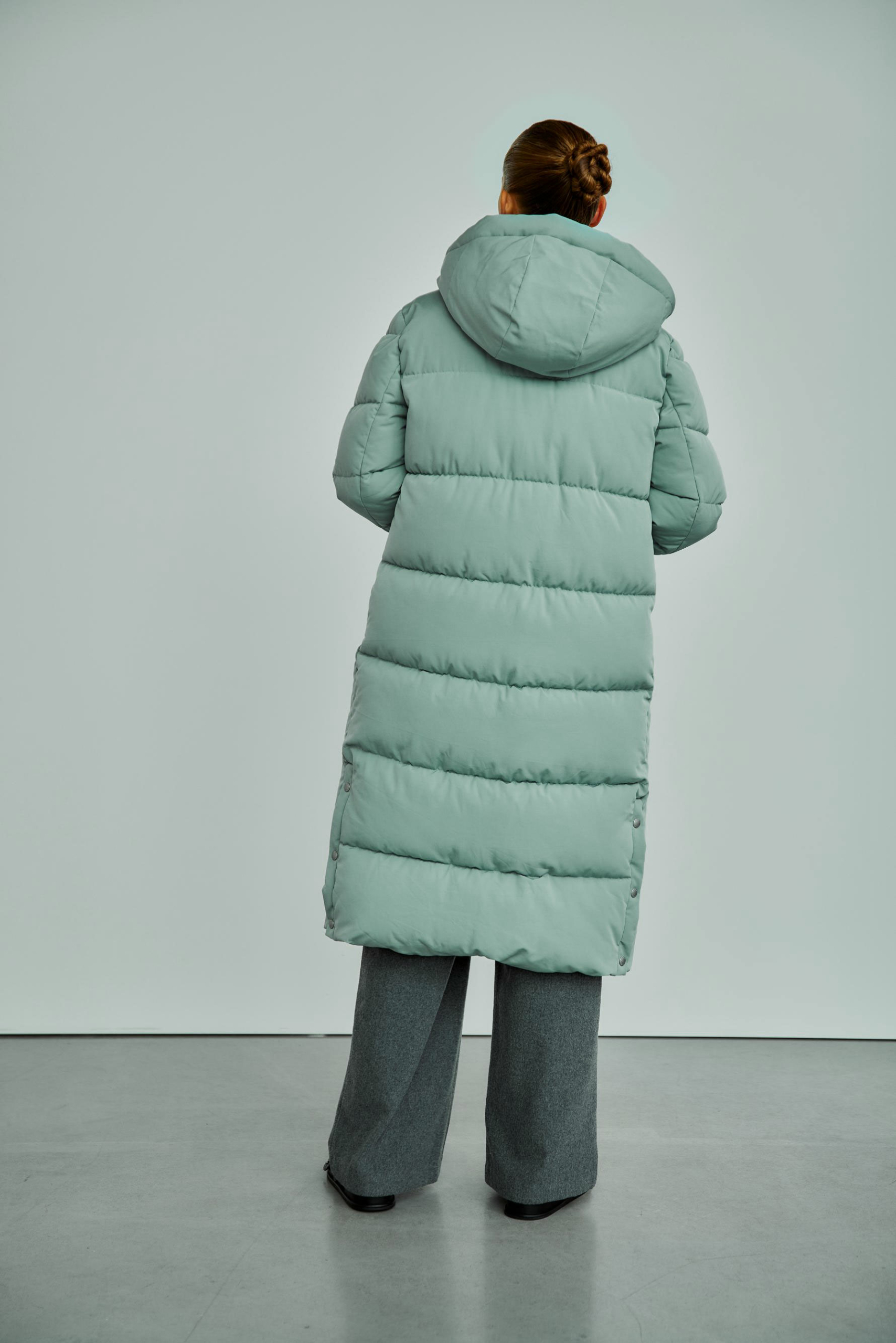 WithBlack: Langer Daunen Mantel "Glorian" in 4 schönen Farben – Bild 3