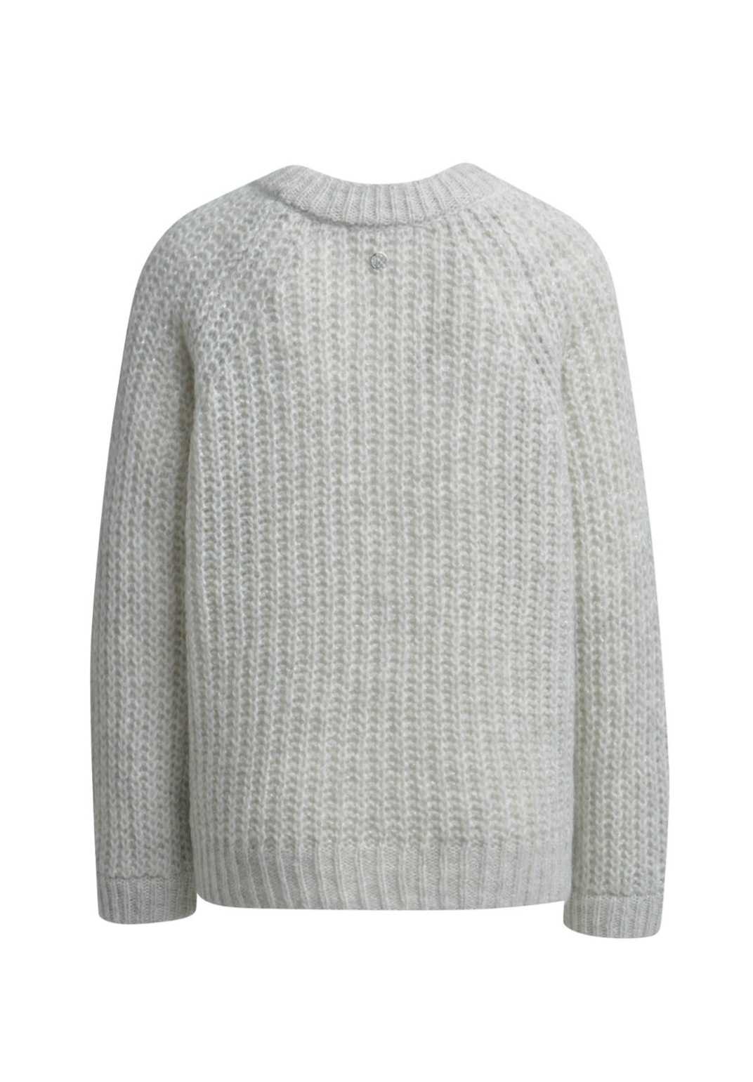 Smith & Soul: Hairy Raglan Pullover in smoke blue und silver grey – Bild 4