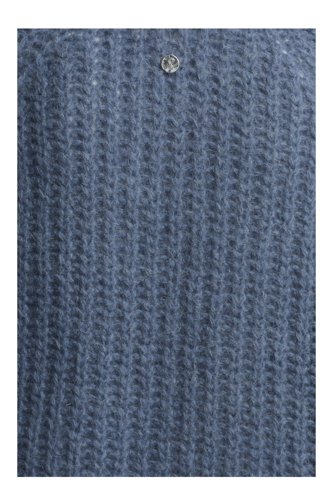 Smith & Soul: Hairy Raglan Pullover in smoke blue und silver grey – Bild 5