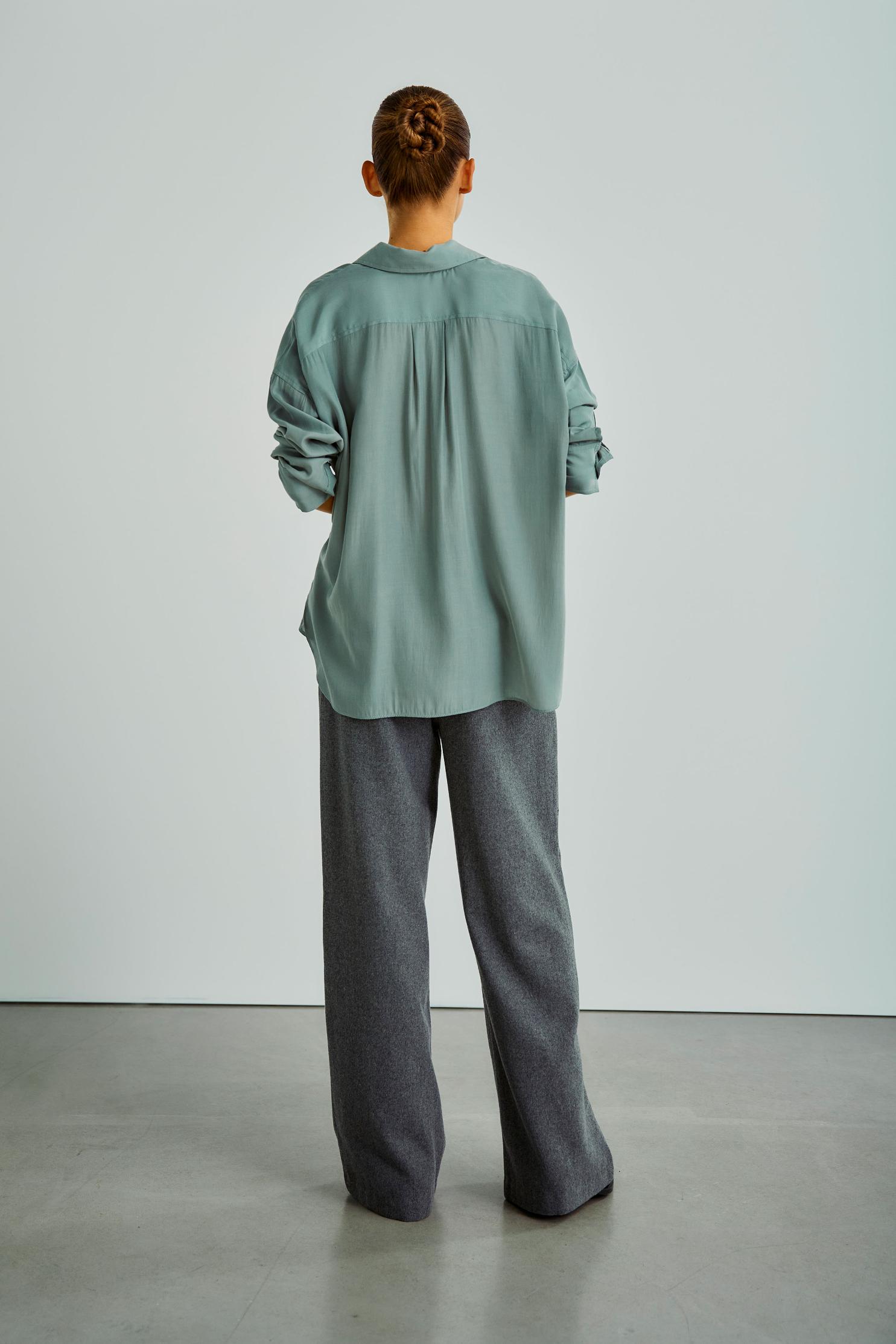 WithBlack: Oversized Bluse "ALBERTINE" – Bild 3