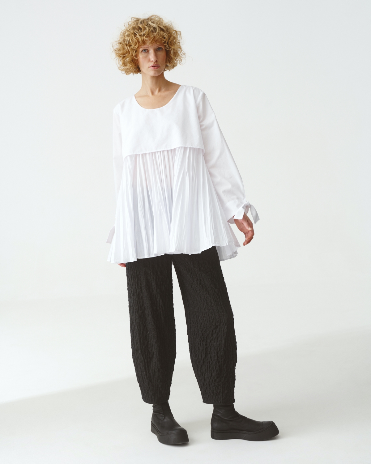 KEDZIOREK: Traumhaft schöne Bluse in strahlendem weiß 5167