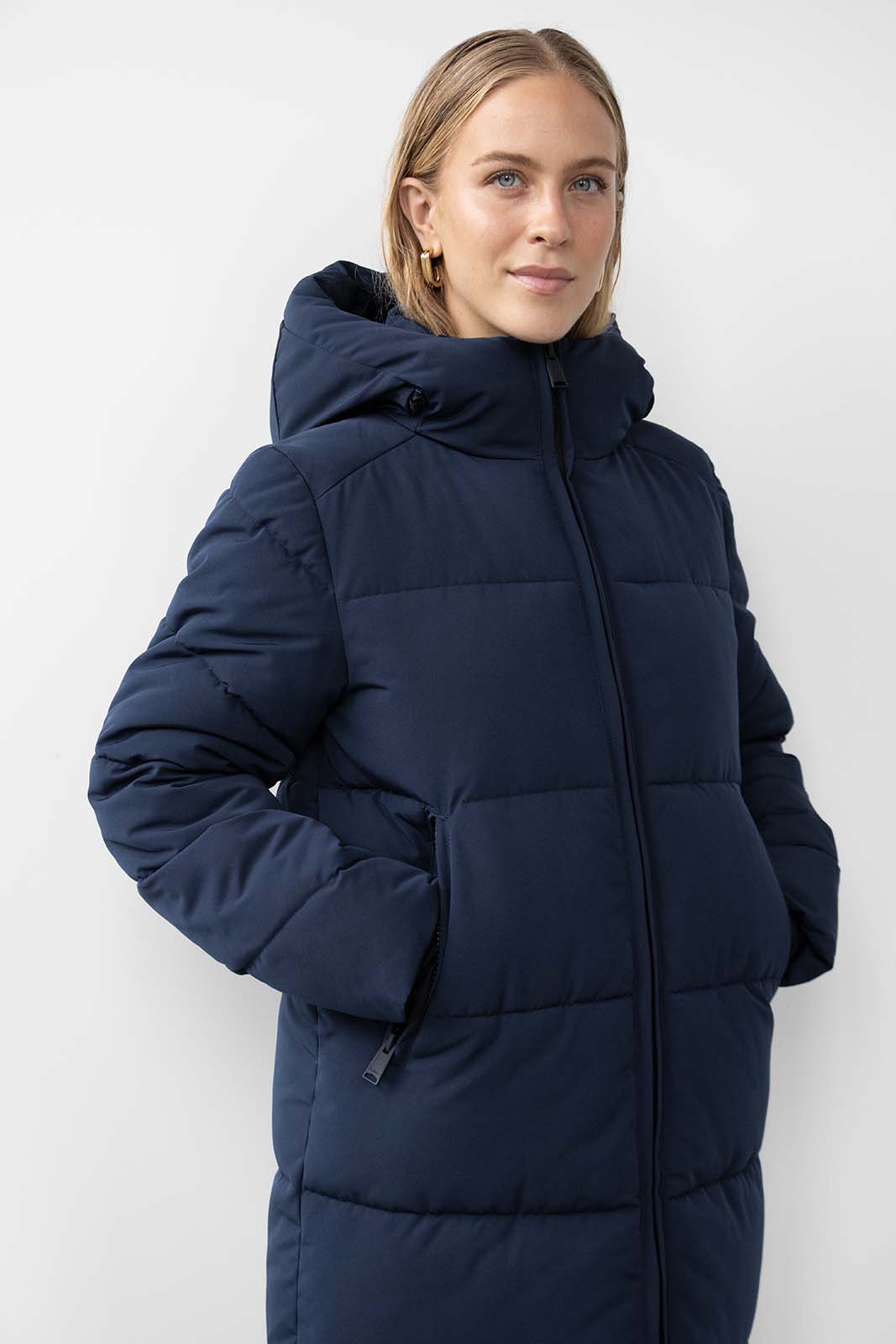 WithBlack: Langer Daunen Mantel "Glorian" in 4 schönen Farben – Bild 5