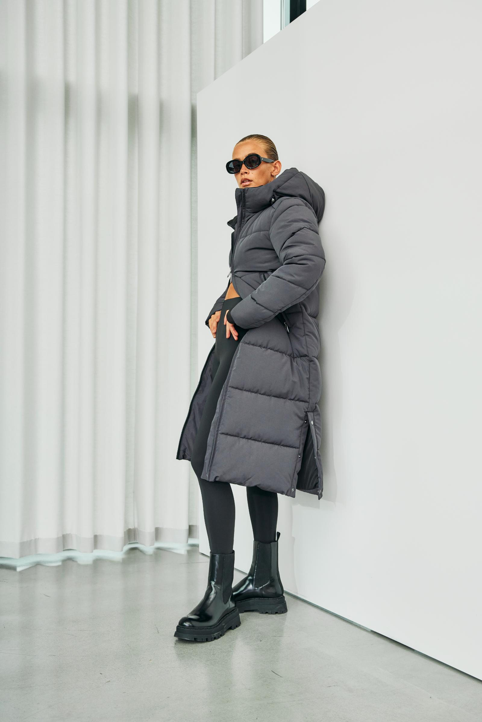 WithBlack: Langer Daunen Mantel "Glorian" in 4 schönen Farben – Bild 14